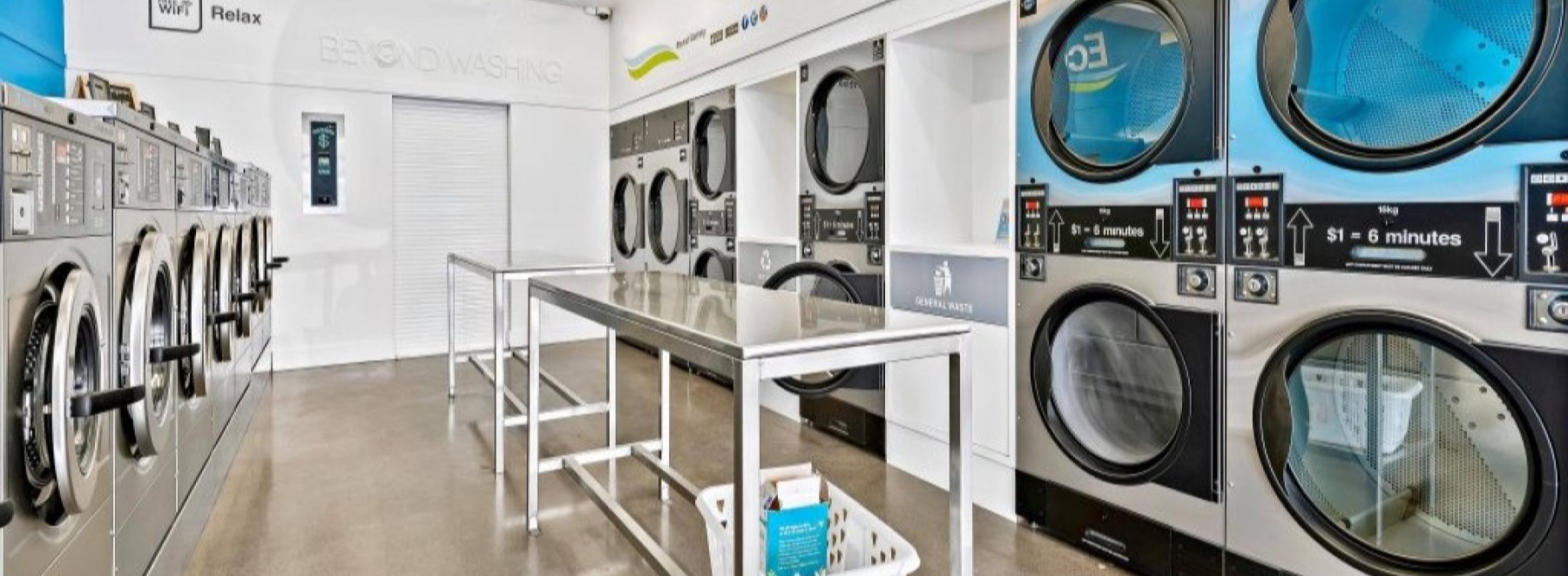 Eco Laundry Room in Melrose Street Shops